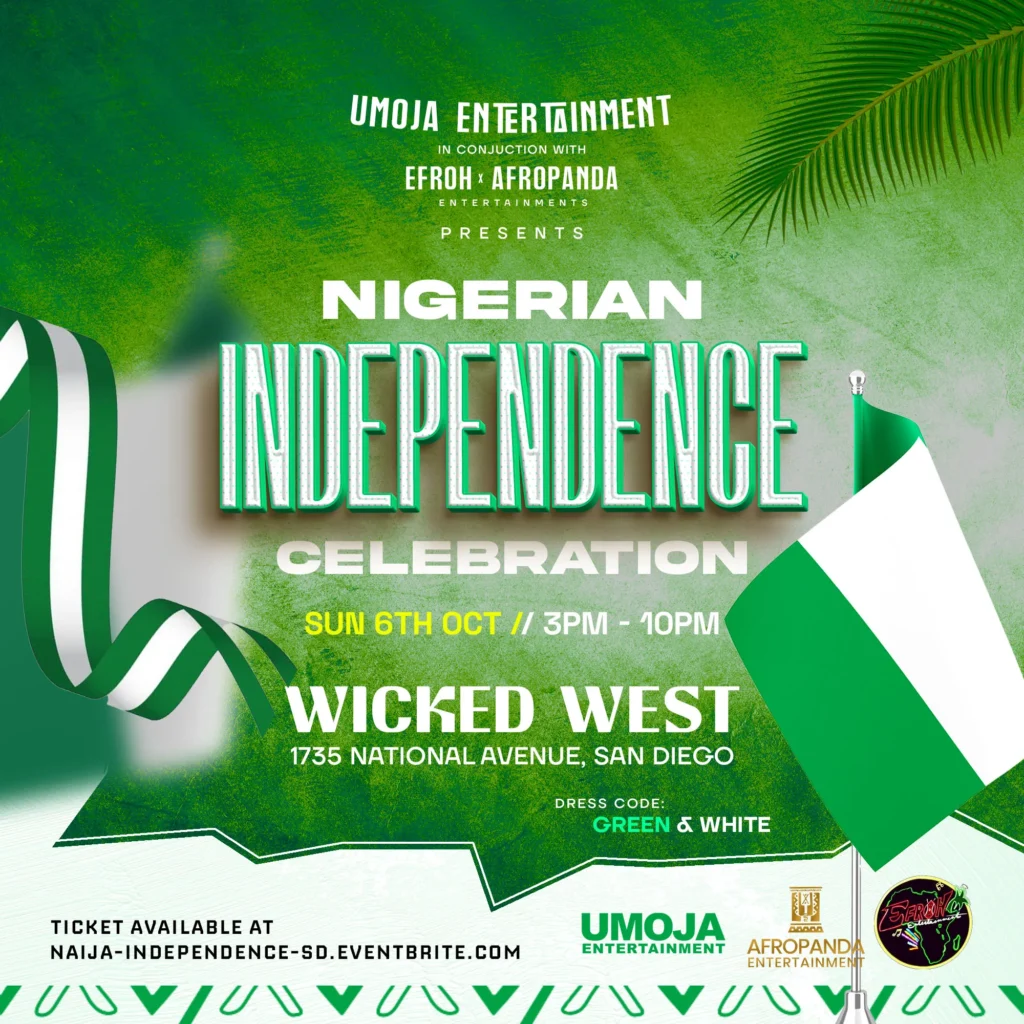 Nigerian Independence Day Celebration Flyer